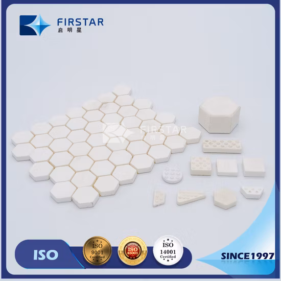 Abrasion Resistant Coating High Alumina Ceramic Wear Resistant Tile Linings and Alumina Wear Liners